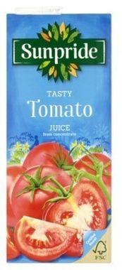 Sunpride Tomato Juice, tetra 1 lt x 12