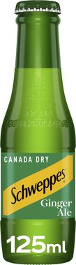 Schweppes Canada Dry Ginger Ale, NRB 125 ml x 24