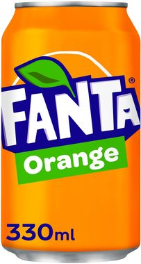 Fanta Orange, can 330 ml x 24