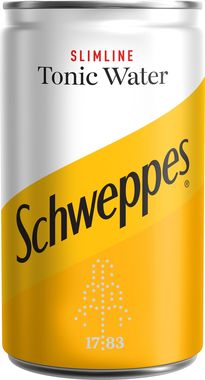 Schweppes Slimline Tonic Water, Travel Pack can 150 ml x 24