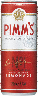 Pimm's No. 1 Cup and Lemonade, Can 250 ml x 12