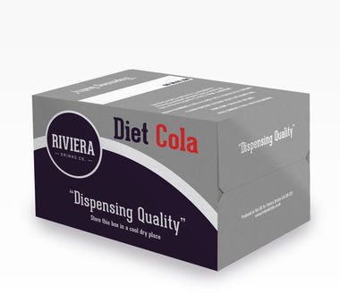 Riviera Premium Diet Cola Draught, post-mix 10 lt x 1
