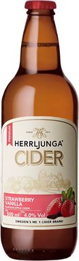 Herrljunga Strawberry & Vanilla Cider, NRB 500 ml x 12