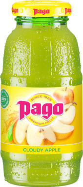 Pago Cloudy Apple Juice 200ml x 12