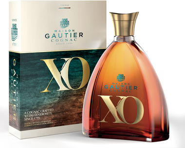 Cognac Gautier XO Gold & Blue Gift Box 70cl