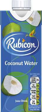 Rubicon Coconut Water, Tetra 330 ml x 12