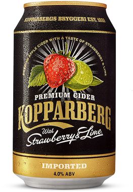 Kopparberg Strawberry & Lime, Can 330 ml x 24