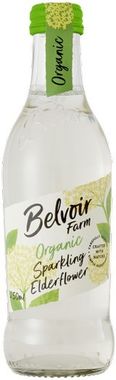 Belvoir Fruit Farms Organic Elderflower Presse, NRB 250 ml x 12