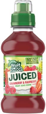 Fruit Shoot Juiced Strawberry & Raspberry, PET 200 ml x 24