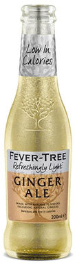 Fever Tree Refreshingly Light Ginger Ale 200 ml x 24