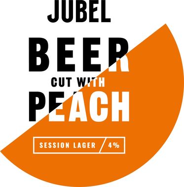 Jubel Beer cut with Peach, Keg 30 lt x 1