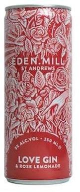 Eden Mill Love Gin & Rose Lemonade Can 250 ml x 12