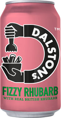 Dalston's Rhubarb Soda, Can 330 ml x 24