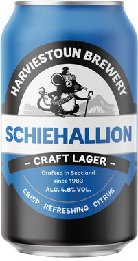 Harviestoun Schiehallion Craft Lager, Can 330 ml x 24