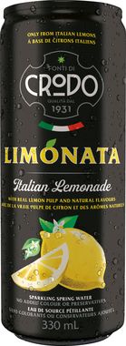 Crodo Lemon Soda, Can 330 ml x 24