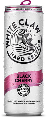 White Claw Hard Seltzer Black Cherry, Can 330 ml x 12