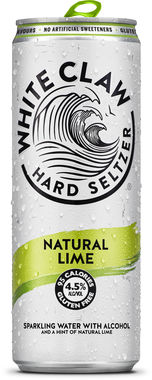 White Claw Hard Seltzer Natural Lime, Can 330 ml x 12