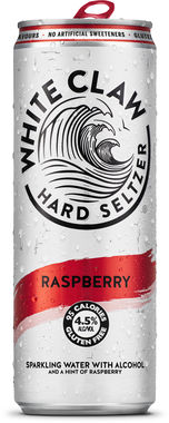 White Claw Hard Seltzer Raspberry, Can 330 ml x 12
