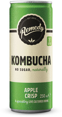 Remedy Kombucha Apple Crisp 250 ml x 12