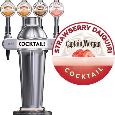 Captain Morgan Strawberry Daiquiri Draught Cocktail 10 lt x 1
