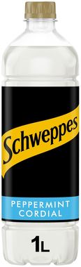 Schweppes Peppermint Cordial, PET 1 lt x 12