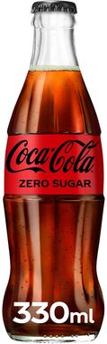 Coca Cola Zero 330ml NRB Glass Bottle (24 Pack)