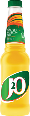 J2O Orange & Passion Fruit, PET 330 ml x 24