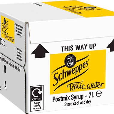 Schweppes Tonic Water, post-mix