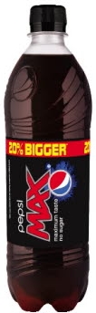 Britvic Pepsi Max, PET 600 ml x 24
