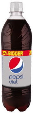 Britvic Diet Pepsi, PET 600 ml x 24