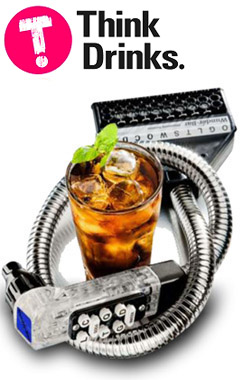 How much post mix syrup would you need for a 7-liter batch to make a certain number of pints?