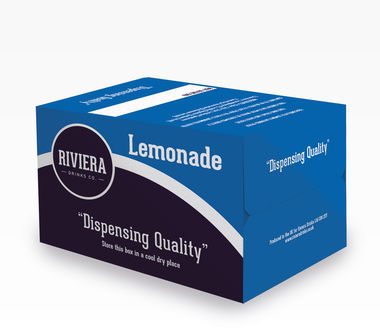 Riviera Premium Lemonade Draught, post-mix 10 lt x 1