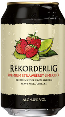 Rekorderlig Strawberry and Lime, Can