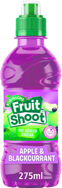 Fruit Shoot Apple & Blackcurrant Low Sugar, PET 275 ml x 24