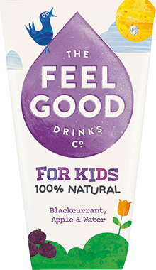 Feel Good Kids Blackcurrant, Apple & Grape 180 ml x 20
