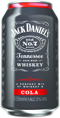 Jack Daniels & Cola Cans 330 ml x 12