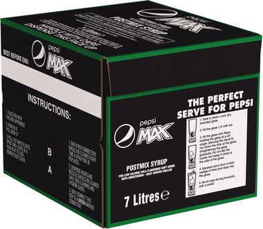Britvic Pepsi Max, post-mix 7 lt x 1