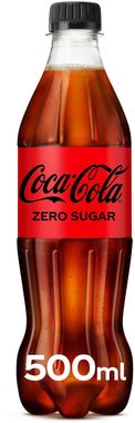 Coke Zero Sugar, PET 500 ml x 12