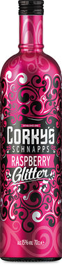 Corky's Raspberry Glitter Schnapps 70cl