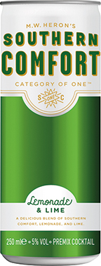 Southern Comfort Lime and Lemonade, Can 250 ml x 12