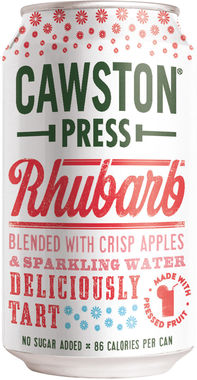 Cawston Press Sparkling Apple & Rhubarb, Can 330 ml x 24