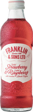 Franklin & Sons Strawberry & Raspberry 275 ml x 12