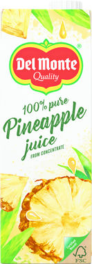 Delmonte 100% Pure Pineapple Juice 1 lt x 6