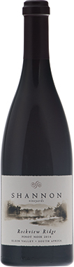 Shannon Rockview Ridge Pinot Noir, Elgin Valley