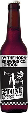 By The Horns 2 Tone, London Lager 330 ml x 24