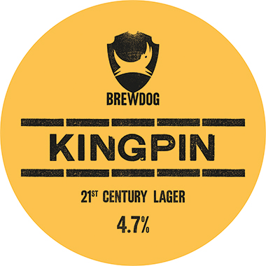 Brewdog Kingpin Lager, Keg 50 lt x 1