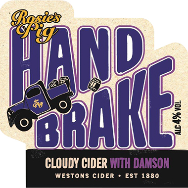 Rosie Pig Handbrake Couldy Cider with Damson 10 lt x 1