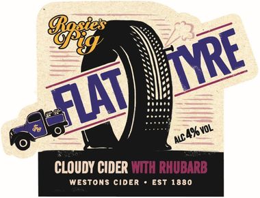 Westons Rosie's Pig Flat Tyre Cloudy Cider 10 lt x 1