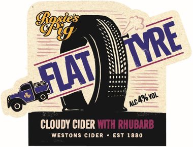 Westons Rosie's Pig Rhubarb Cloudy Cider 10 lt x 1