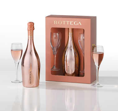 Bottega Rarity Pack Rose + 2 Venue Glasses